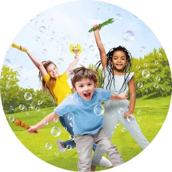 Såpbubblespel - LANSAY - 25640 - Bubbles Party - Bubble Ding Duo Electronic