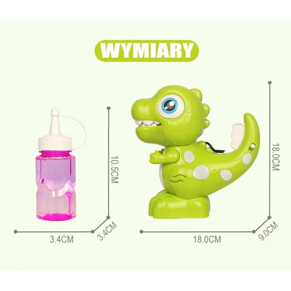 WOOPIE Dinosaur boblemaskine til børn