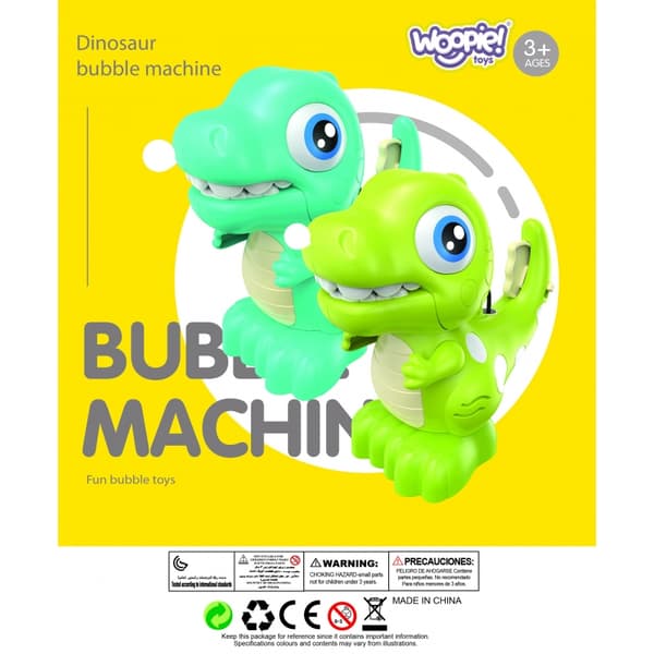 WOOPIE Dinosaur boblemaskine til børn