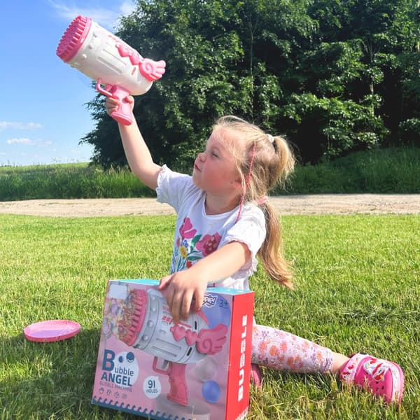 WOOPIE Bubbelpistol 91 Hål Rosa