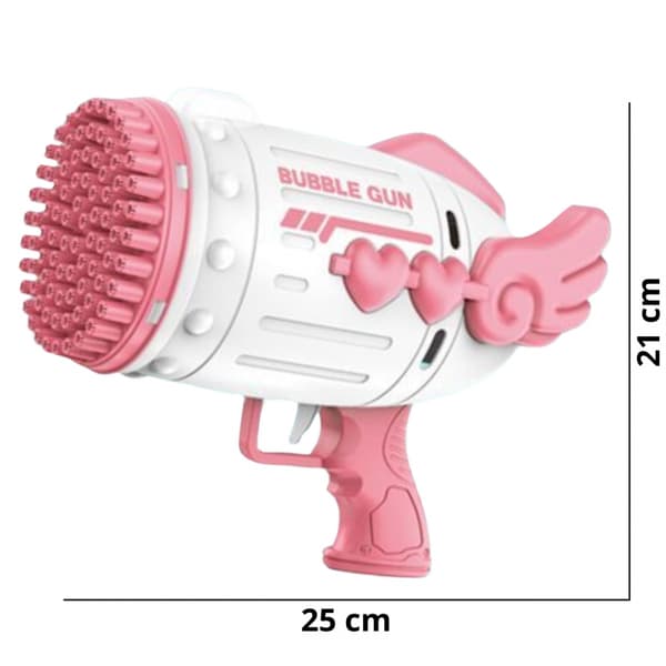 WOOPIE Bubbelpistol 91 Hål Rosa