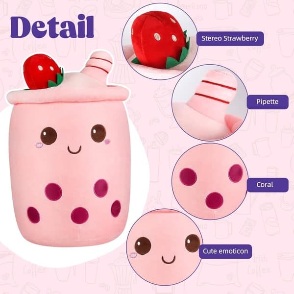 Glass Plush Toy Kudde 24/35 cm - Flera färger att välja mellan