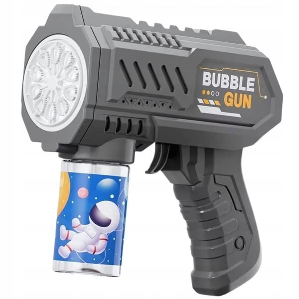 LED-boblepistol + 100 ml patron Automatisk boblegenerator