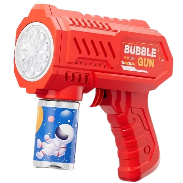 LED-boblepistol + 100 ml patron Automatisk boblegenerator