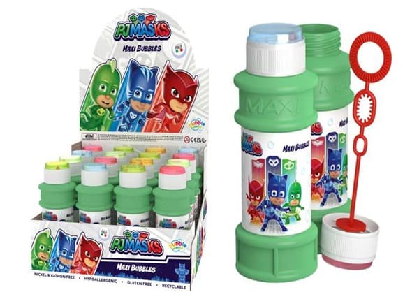 Dulcop såpbubblor - 103697500 - Pjmasks Paket med 16 såpbubblor PJ Masks/pyjamasques, 046975PA, Grön