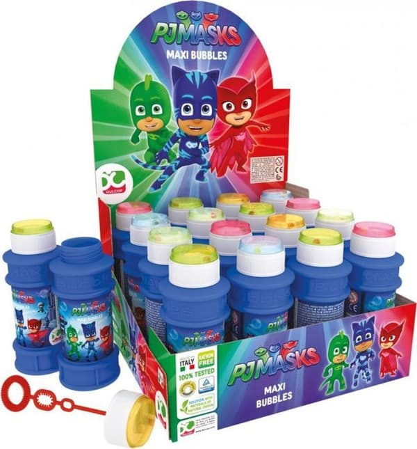 Dulcop såpbubblor - 103697500 - Pjmasks Paket med 16 såpbubblor PJ Masks/pyjamasques, 046975PA, Grön