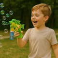 Miniatyrbild 3 av 6: Plastpistol med Bubblor Dophin med 2 Extra Patruller Perfekt för Barn Utomhuslek Bubbelpistol