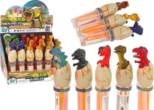 Säpbubblor Leantoys - 13138 - Säpbubblor Dinosarier 18 cm Olika Färger