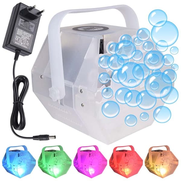 LIGHT4ME BUBBLE LED Liten Effektiv Bubbelmaskin