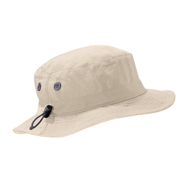 Beechfield Summer Cargo Bucket Hat / Headwear (UPF50 Protection) Stone One Size