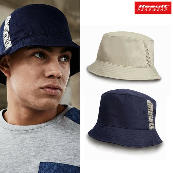 Result Headwear Unisex Cotton Drill Bucket Hat