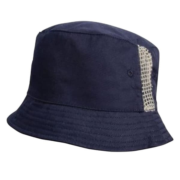 Result Headwear Unisex Cotton Drill Bucket Hat Navy One size