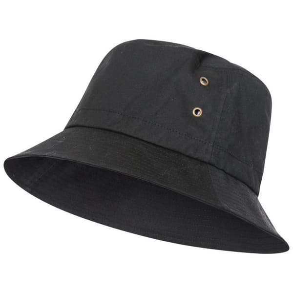 Trespass Unisex Vuxen Waxy Bucket Hat Black S-M