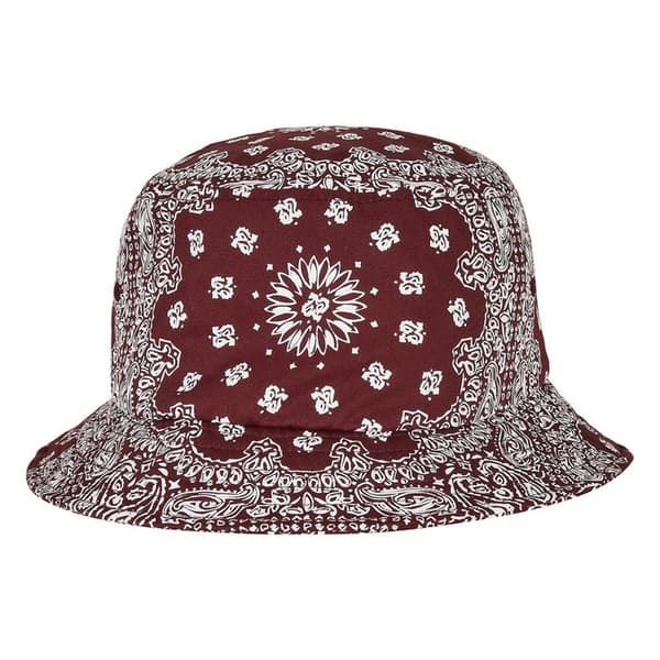 Flexfit Unisex Adult Bandana Printed Bucket Hat Cherry One Size