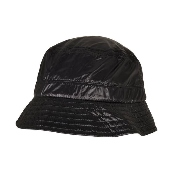Yupoong Unisex voksen Flexfit Nylon Bucket Hat Black One Size