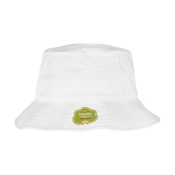 Flexfit Unisex voksen økologisk bomuldshue af økologisk bomuld White One Size