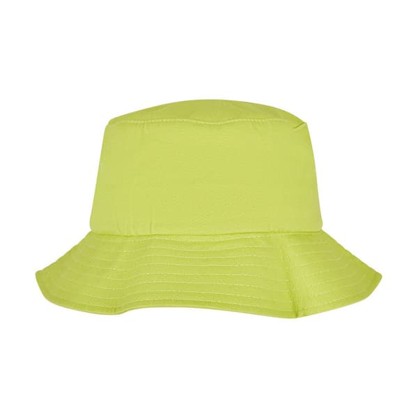 Flexfit Unisex voksen Twill Bucket Hat Green Glow One Size