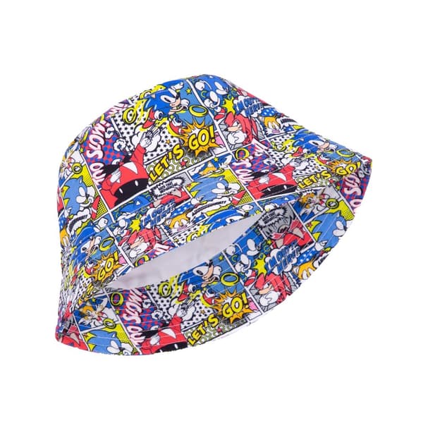 Sonic The Hedgehog Unisex vuxen Comic Bucket Hat