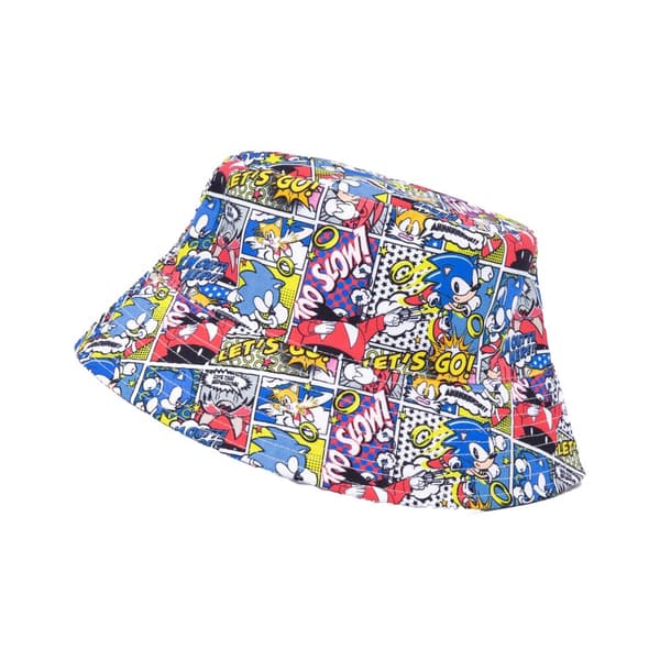 Sonic The Hedgehog Unisex vuxen Comic Bucket Hat