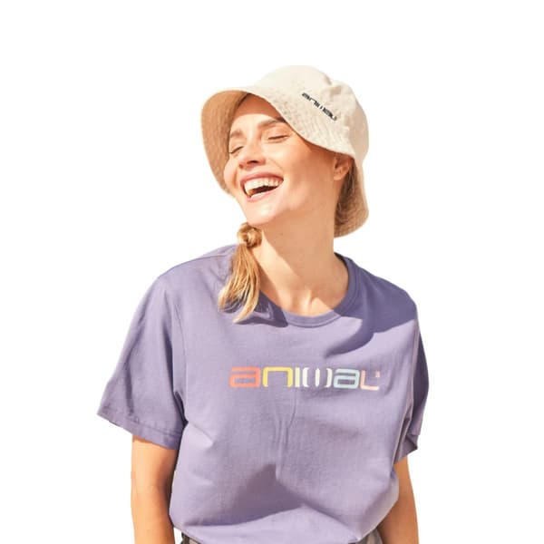 Animal Kvinnor/Ladies Indie Logo Organic Bucket Hat
