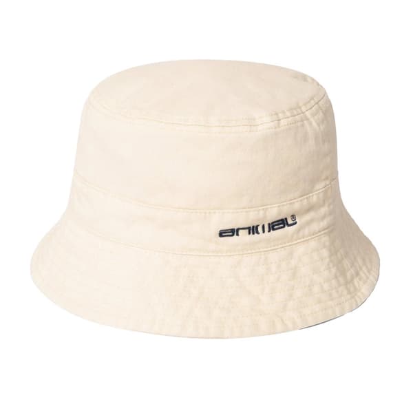 Animal Kvinnor/Ladies Indie Logo Organic Bucket Hat Cream One Size
