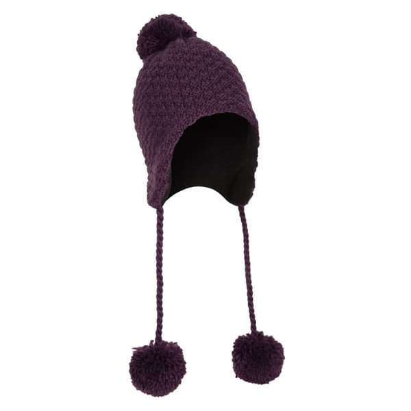 Mountain Warehouse Womens/Ladies Macaroni Knitted Hat Purple One Size