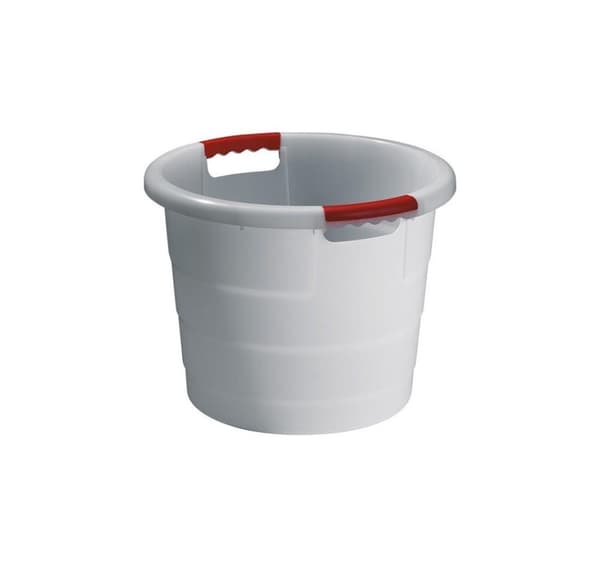 Flerbruks rund beholder TONI, hvit 70L