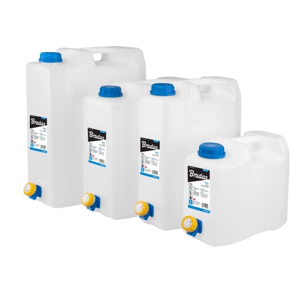 Set med 2 produkter. 10L vannbeholder med kran
