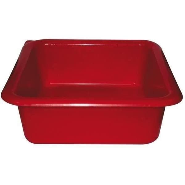 Fyrkantig skål - 29 cm - 5,5 L - röd