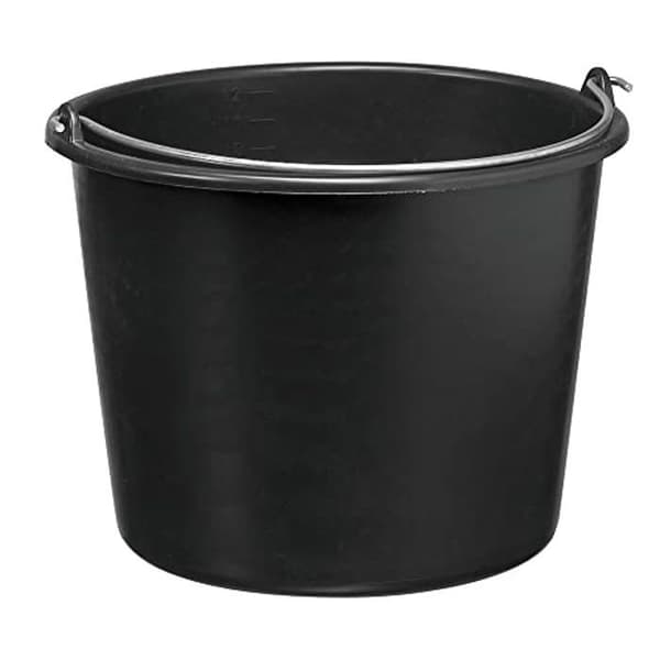 Mason hink - 11 l - PVC - svart