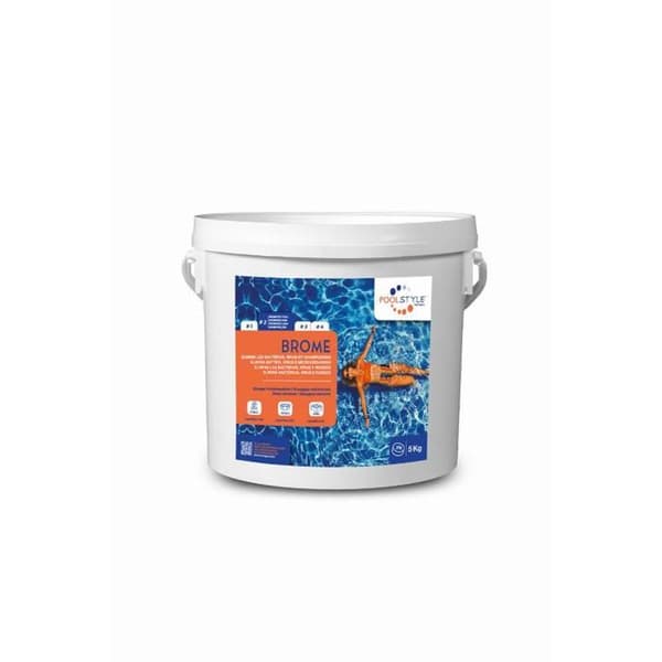 Seau på 5 kg av Brom C/4 P/84 POOLSTYLE - PSL-500-0001