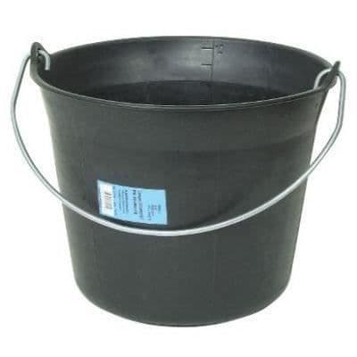 Murarsäck - plast - svart - 11 L