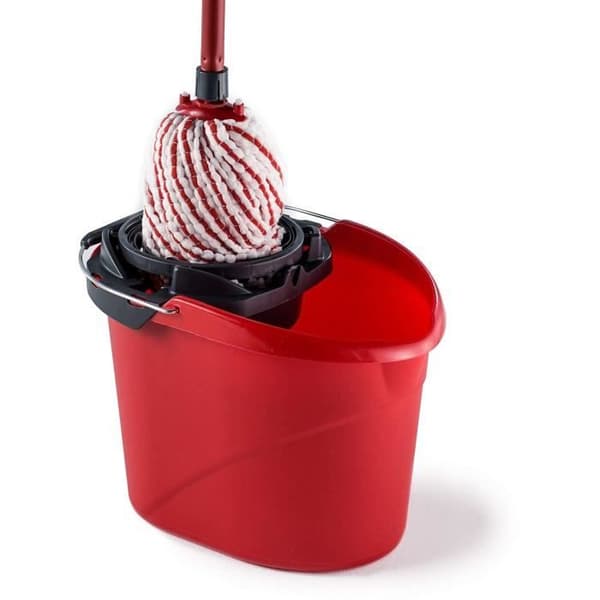 Hinkvridare för Supermocio mopp - VILEDA - 10 L - Röd och svart - Återvunnen plast