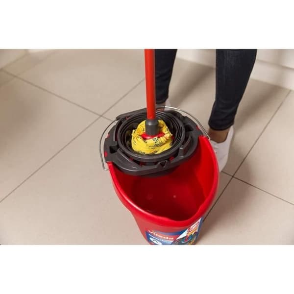 Hinkvridare för Supermocio mopp - VILEDA - 10 L - Röd och svart - Återvunnen plast