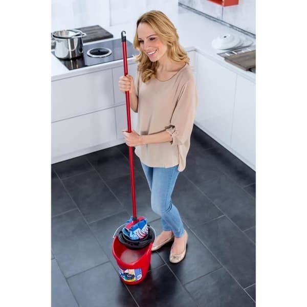 Hinkvridare för Supermocio mopp - VILEDA - 10 L - Röd och svart - Återvunnen plast