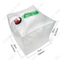 Miniatyrbild 2 av 4: TD® Utomhuscamping hopfällbar vattenpåse 20ML bärbar genomskinlig vattenhink bil vattenförvaringsväska självkörande badkar