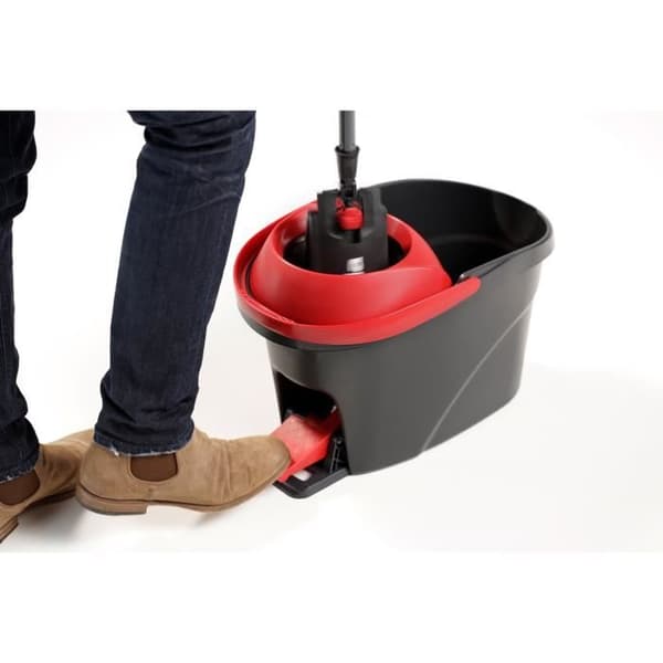 VILEDA ULTRAMAX TURBO XL Skopset med roterande sållsystem och platt mopp 42 cm