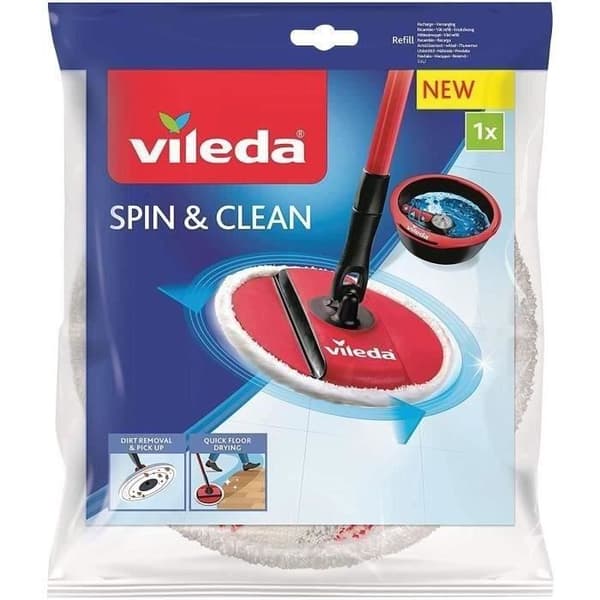 VILEDA Spin and Clean Complete Refill för golvtvätt
