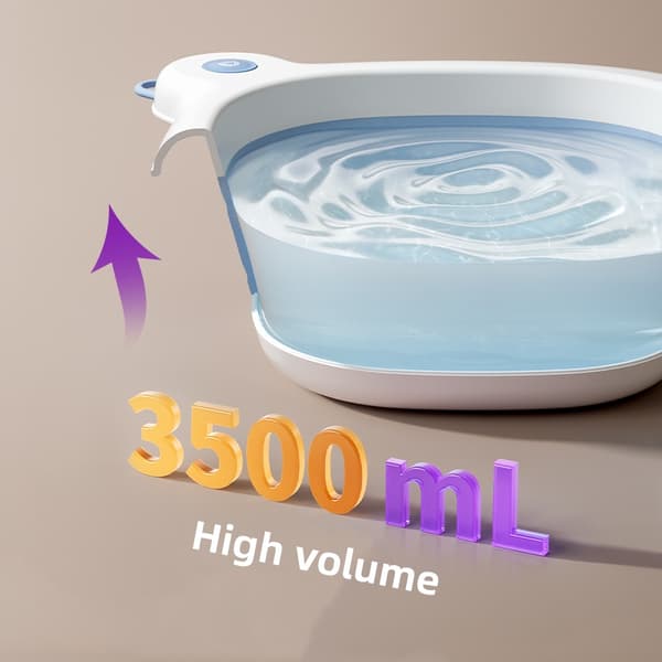 Philips Avent sammenklappelig håndvask 3500 ml - blå (ekstra tyk) | Vægmonterbar og pladsbesparende