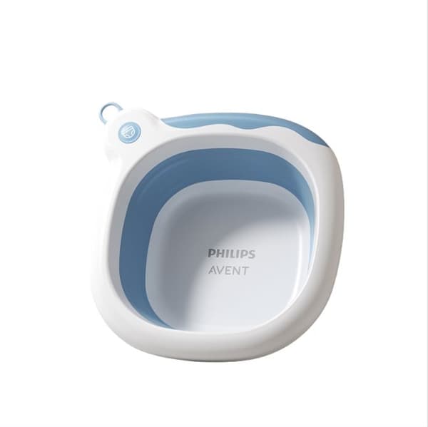 Philips Avent sammenklappelig håndvask 3500 ml - blå (ekstra tyk) | Vægmonterbar og pladsbesparende