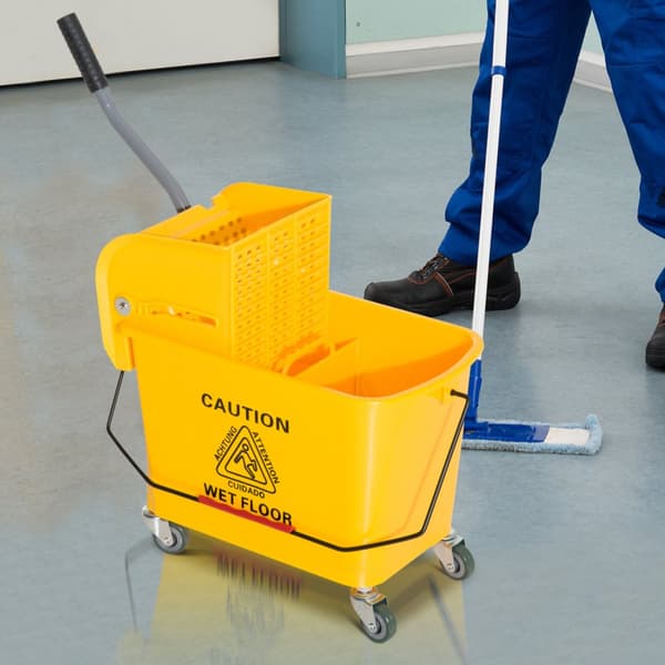 Moppisanko, 20L kapasiteetti, pyörät liikkuvuutta varten