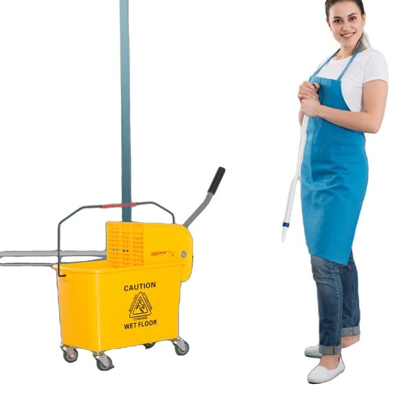 Moppisanko, 20L kapasiteetti, pyörät liikkuvuutta varten