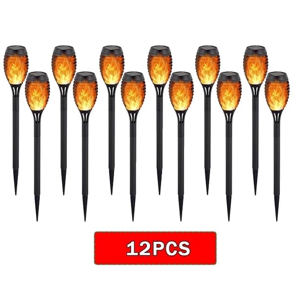 Solcelampe Lommelygte, Vandtæt, Flimrende, 20stk 12led 12PCS 12led