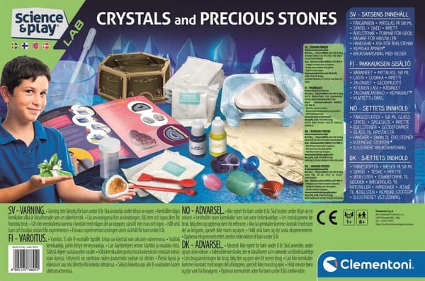 Science & Play Crystals and Precious Stones (SE/NO/DK/FI)