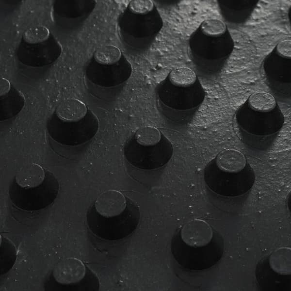 vidaXL drænmåtte med fordybninger HDPE 400 g/m² 0,5 x 20 m