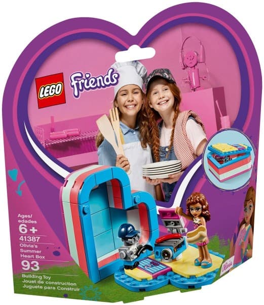 LEGO 41387 Olivia’s Summer Heart Box