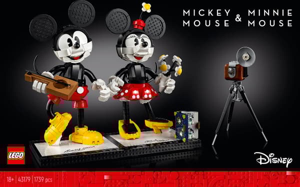 LEGO 43179 Byggbare figurer av Mikke Mus og Minni Mus