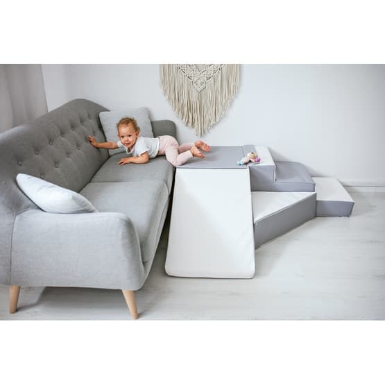 Byggkuddar - 4 stycken - Lila, Grå