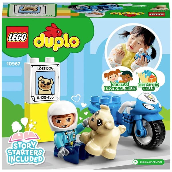 LEGO® DUPLO® 10967 Polismotorcykel