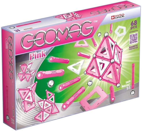 Geomag - ROSA - Magneettinen 68-osainen sarja, sertifioitu STEM-rakennuslelu, turvallinen 3-vuotiaille ja sit� vanhemmille